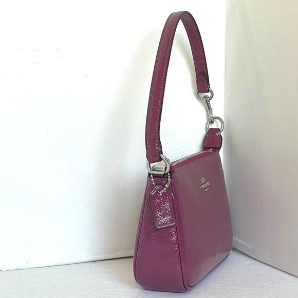 Coach Nolita 19 Shoulder Bag Pink Patent Leather Wristlet Clutch CW408 ORG PKG - Picture 8 of 12